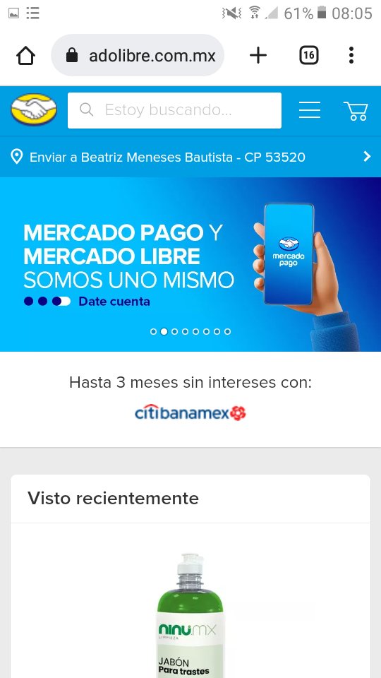 Me di cuenta de que #MercadoLibre está #Azul 💙💙💙 #MercadoPago y Mercado Libre  se unieron!
Tu también  #DateCuenta 
<a href="/MercadoPagoMex/">Mercado Pago México</a>