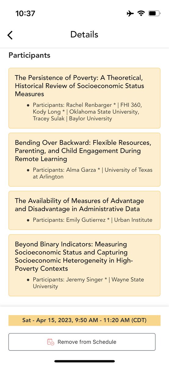 Loving this session interrogating how we define ‘advantage’ and ‘disadvantage’ - maybe we need to include flexibility in work schedules, social supports and cultural capital - Alma Garza at U Texas #AERA2023