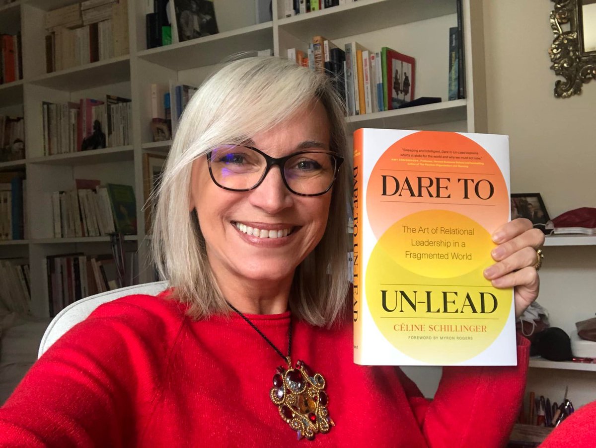 HelenBevan's tweet photo. This afternoon I recorded a podcast with @CelineSchill. Celine's book "Dare to Un-lead: the art of relational leadership in a fragmented world" is two decades ahead in terms of its leadership philosophy. So I was happy to play a small part in helping to build this new leadership movement: https://t.co/UqLx7Hygsg #DareToUnLead #FutureOfWork