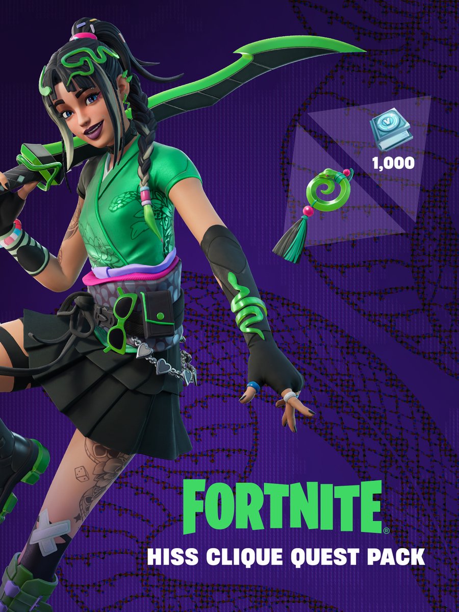 ItsFalconFo's tweet photo. 1X Hiss Clique Quest Pack

Rules: 
- Retweet
- Follow @ItsFalconFo 

Ends in 24h, Goodluck everyone ❤️🥹 https://t.co/mFuxhneilN