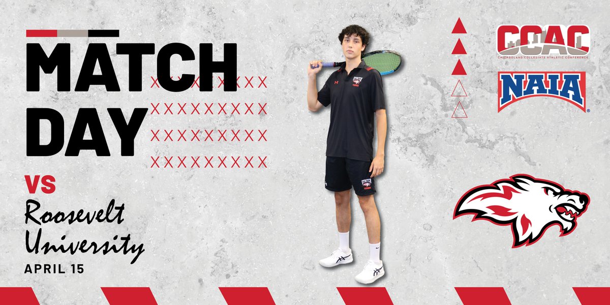 StritchWolves's tweet photo. 🎾M
The Wolves head to Chicago for a CCAC match against Roosevelt.
The Roosevelt Women's team is unable to field a team so the Wolves get the W via forfeit!
#stritchwolves https://t.co/34hXOFAg3L
