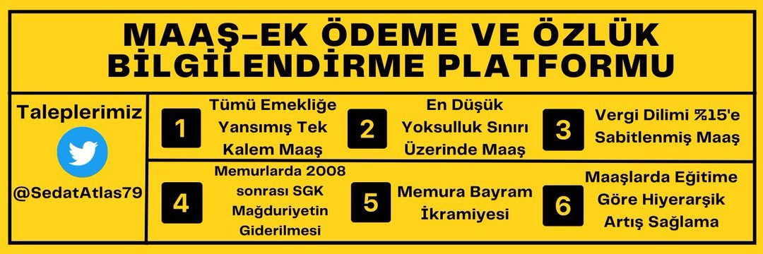 Değerli kardeşlerim artık memurlar sessiz değil sosyal medya aracılığı ile daha güçlüyüz. Maaşımızı daha çok tanıyoruz. 2008 öncesi ve sonrası mağduriyetini biliyoruz. Maaş hiyerarşisi bozuldu onu da biliyoruz. Tüm bu farkındalık hep sosyal medya sayesinde olmuştur. Niyetimiz