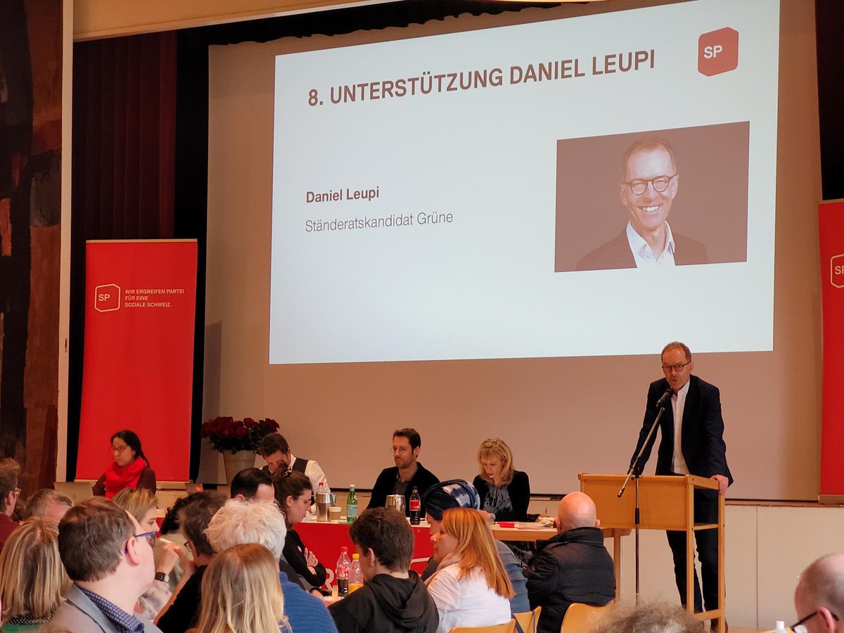 Die ⁦<a href="/spzuerich/">SP Zürich</a>⁩ unterstützt meine Kandidatur für den #ständerat. Danke für das überwältigende Votum! ⁦<a href="/GrueneZuerich/">GRÜNE Zürich</a>⁩ ⁦<a href="/GrueneCH/">GRÜNE Schweiz</a>⁩