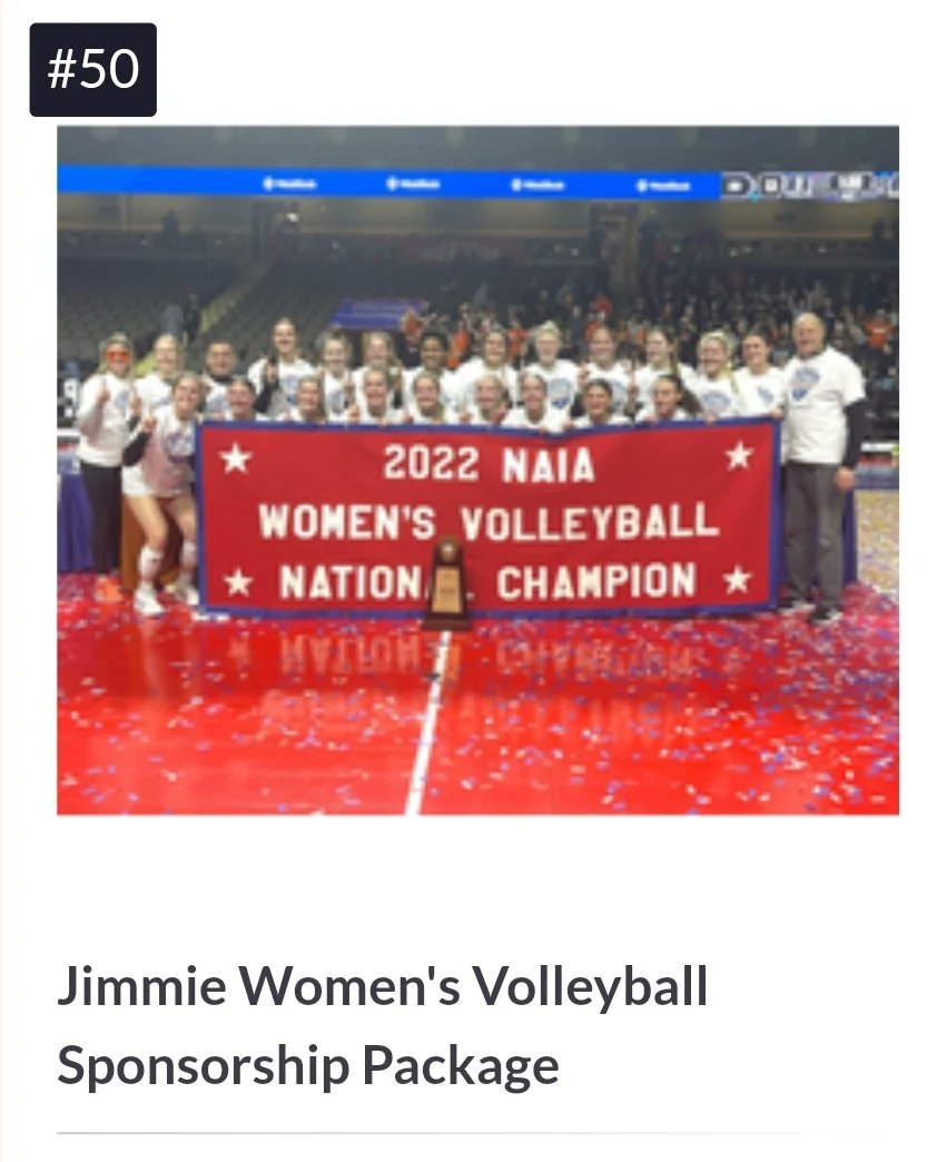UJBoosterClub's tweet photo. BIDDING IS OPEN!!
#DineAndBid2023 #JimmieBahama silent auction is LIVE. Check iut the #JimmiePride items donated by your #JimmieBoosterClub Coaches and fans! Link in the bio. Proceeds to Jimmie student scholarships. Happy shopping!!
#GoJimmies #DineAndBid #BidHigh #BidOften https://t.co/u3iW00JlBZ