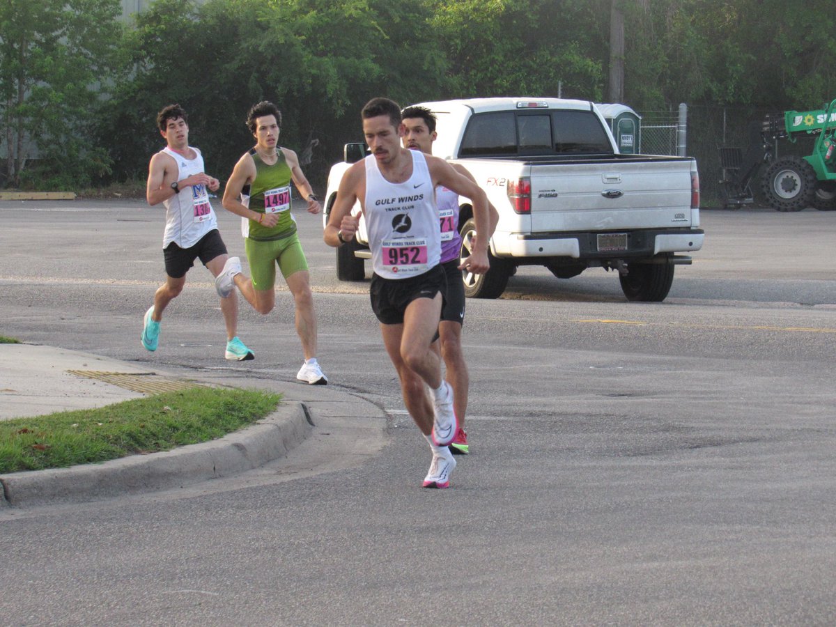 troubleafoot's tweet photo. Another year another sub-15 Palace Saloon 5K for Stan Linton. “Mr. Palace” went 14:54 for the win this morning, his fifth Palace title and third straight time going under 15:00 in the race. #GWTC #RunTally https://t.co/0mVKVwT39c
