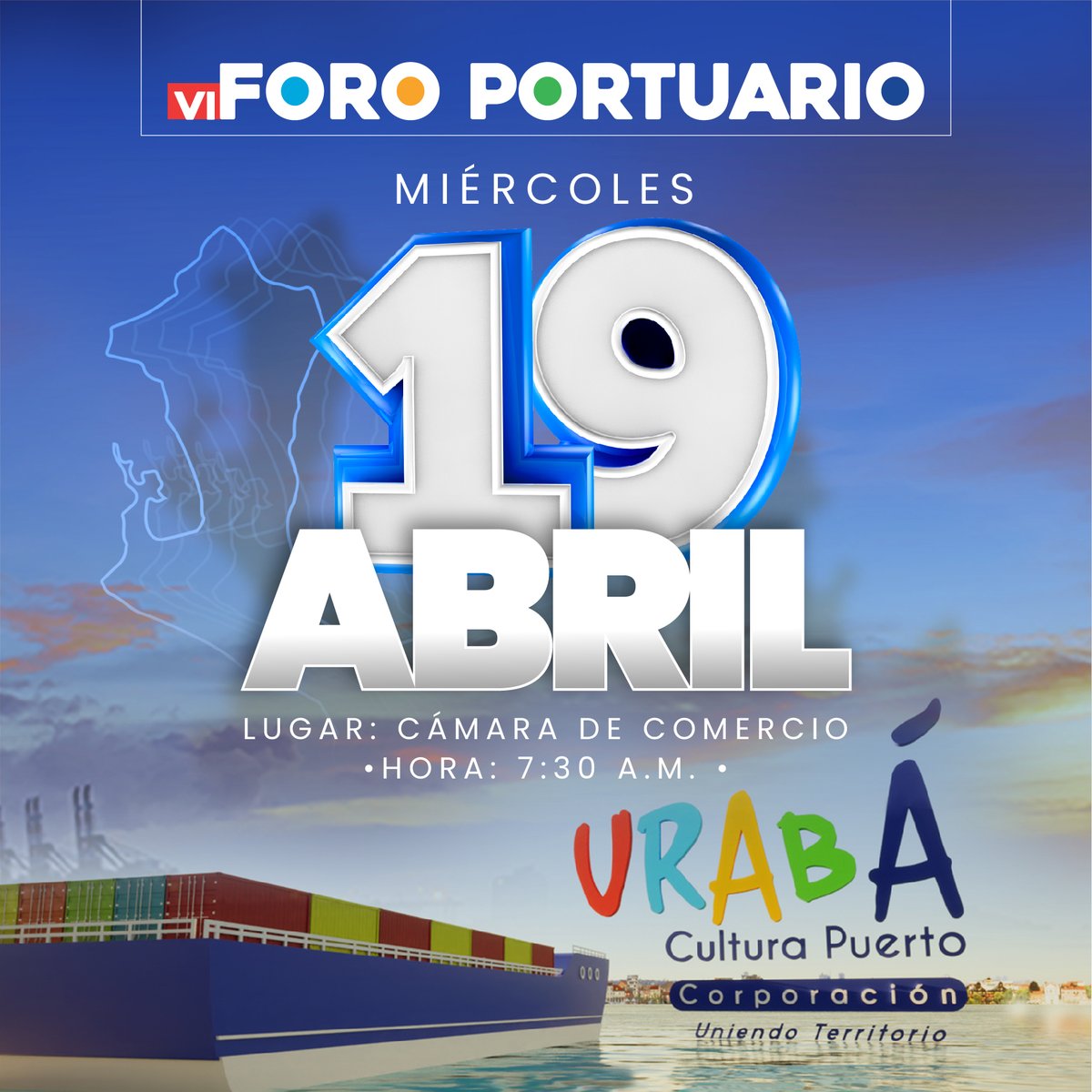 urabaculturap's tweet photo. En este foro, tendrás la oportunidad de conocer a expertos en el campo marítimo y portuario, quienes compartirán su experiencia y conocimiento sobre el tema. Además, se presentarán casos de éxito en el desarrollo de culturas portuarias en otras regiones. https://t.co/kVmJbMRYUH