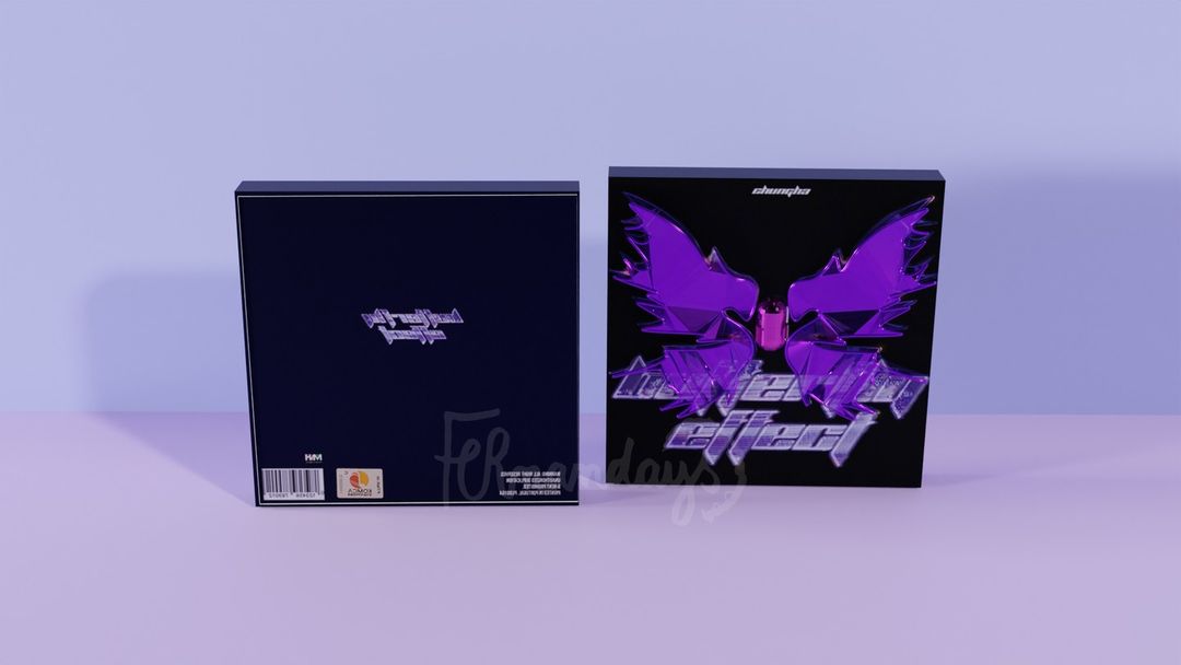 Fernanndays's tweet photo. I decided to do a special album for Chungha, I hope u like it😊💜

The concept is Butterfly, tha means rebirth and bravery💜

#chungha #chunghaedit #chunghaedits #graphicdesign #graphicdesigner #packagingdesign #kpop #kpopedit #fanmade #albumkpop https://t.co/BaVbnxKLGv