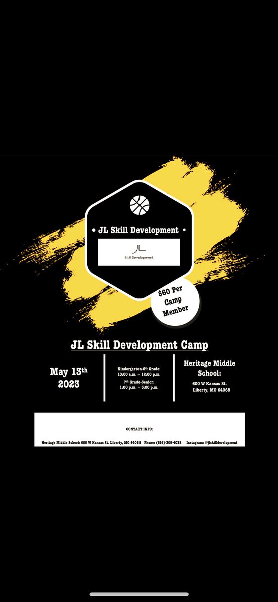 jalenlewisbball's tweet photo. 🚨REGISTRATION LINK IN BIO🚨
-
SIGN UP TODAY❗️❗️
-
ALL AGES WELCOME
-
BOYS AND GIRLS WELCOME❗️❗️
*Campers get a T-Shirt
-
Excited to see some New/Familiar Faces. Lets pack the gym and get better❗️🔥
-
#jlskilldevelopment #trusttheprocess https://t.co/ytmC8wCR39