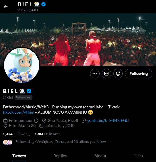 Clement $BUBBLE π Imaginary Ones π«§ (@cmttat) on Twitter photo Rocking the IO PFP again <a href="/Biel/">The Phoenix π¦βπ₯</a> ! Thanks for the believe in our community ser. You are really amazing! Rocking the IO PFP again <a href="/Biel/">The Phoenix π¦βπ₯</a> ! Thanks for the believe in our community ser. You are really amazing!