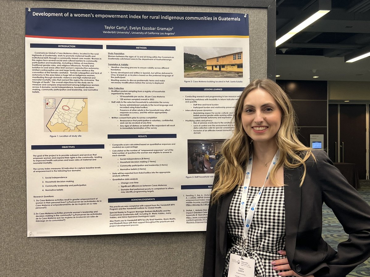 mariehmartin1's tweet photo. 🙌🙌#VandyMPH @vuglobalhealth students Taylor Carty & Ryan Dalforno presented their groundbreaking work in #Guatemala @Curamericas and #Kenya @LwalaCommunity at #CUGH2023 @CUGHnews @VUmedicine @VUHealthPol @espitzrose @VanderbiltU @drmhaliyu https://t.co/ScjtbhptmF