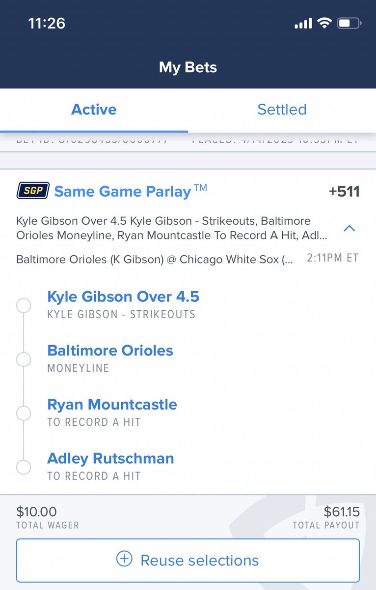 sportsnshtuff's tweet photo. #Orioles #Bets Today!
Ryan sent in a #Parlay
#GameDay #MLBPicks #MLB #Whitesox #sportsbetting #sportspicks #Baseball #BaseballPick Anyone taking the Os today?? https://t.co/eozELZopEa