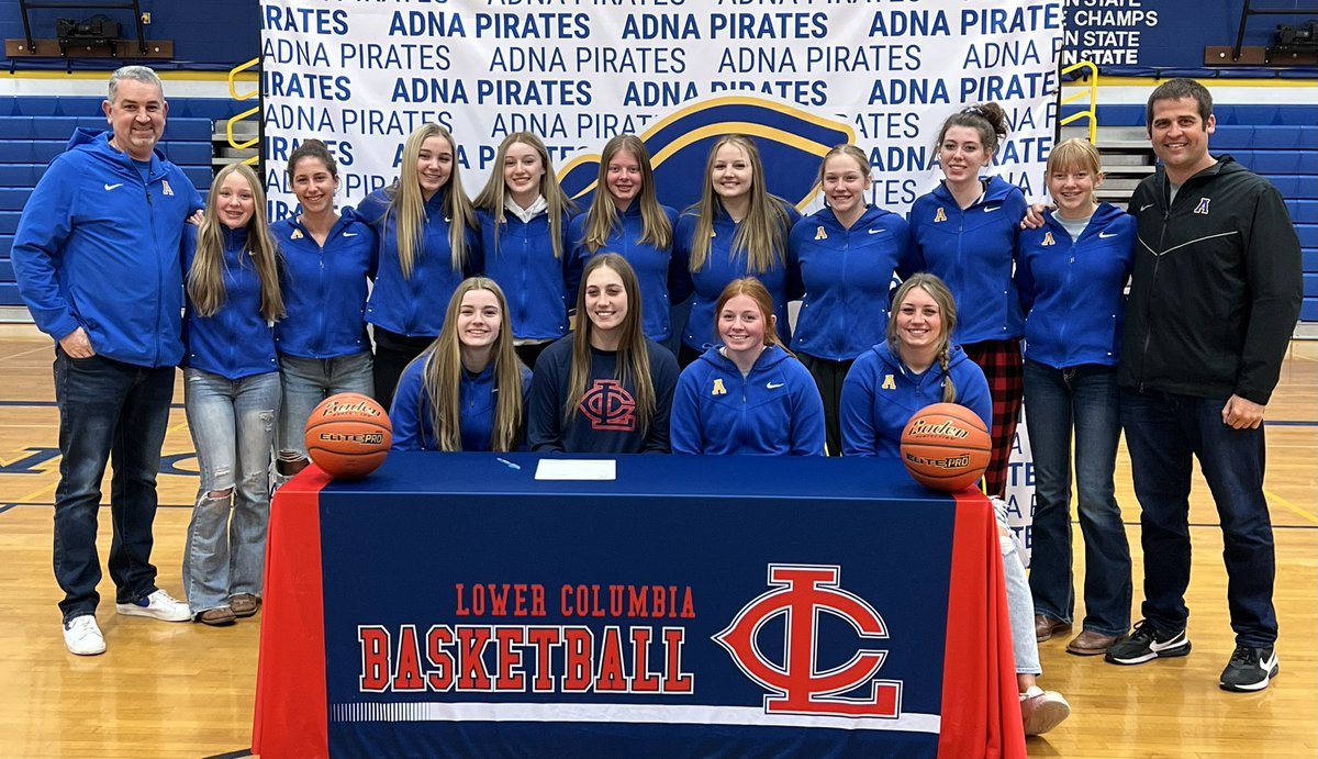 AdnaGirls's tweet photo. Congratulations Karlee on signing with LCC to play basketball, along with softball!🏀🥎 Go Red Devils! https://t.co/cjeDyYRi14