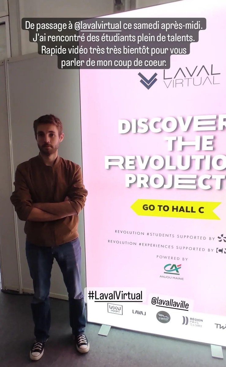 GrazyErwin's tweet image. Rapide vidéo très très bientôt !
#LavalVirtual2023
