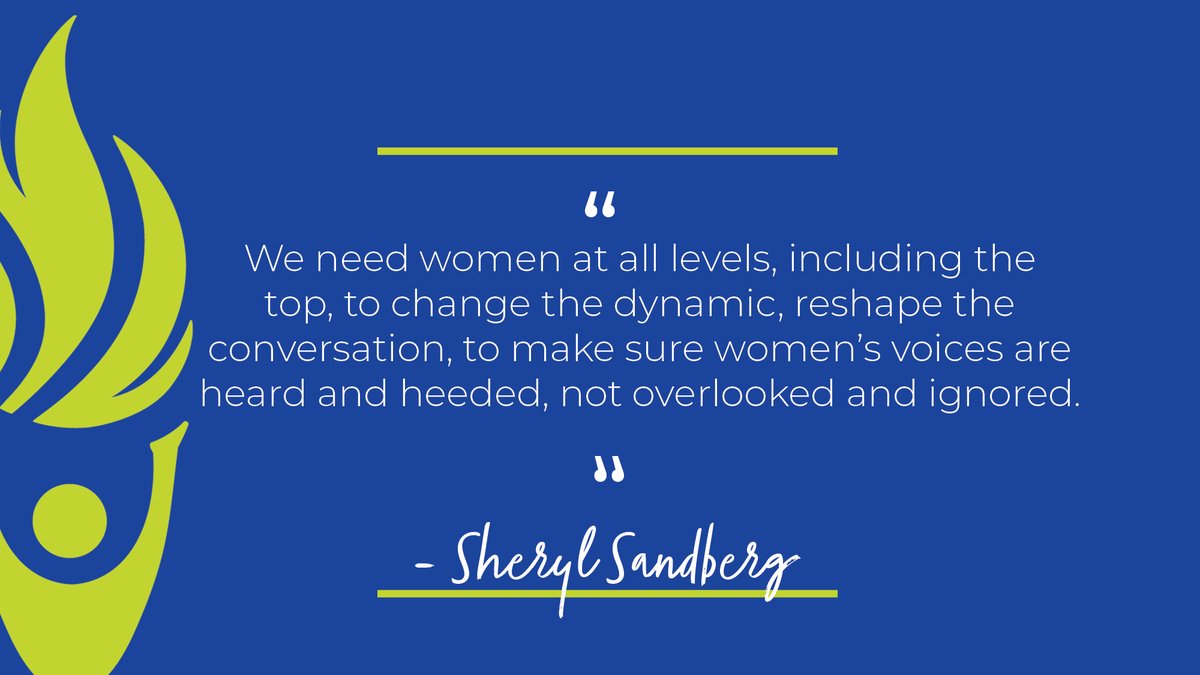 💚💙 #WeAreWomenLeaders