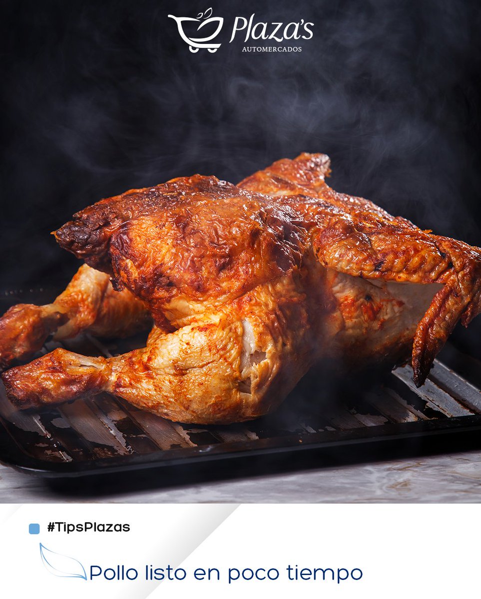 elplazas's tweet photo. Pollo listo en poco tiempo

Al cocinar el pollo entero, bien sea al horno, rostizado o a la parrilla, colócalo sobre la pechuga, ya que ésta parte del ave tiene la mayor cantidad de carne. Cuanto más cerca esté a la fuente del calor, más fácil y rápido se preparará.

#TipsPlazas https://t.co/D9IneJfKcd