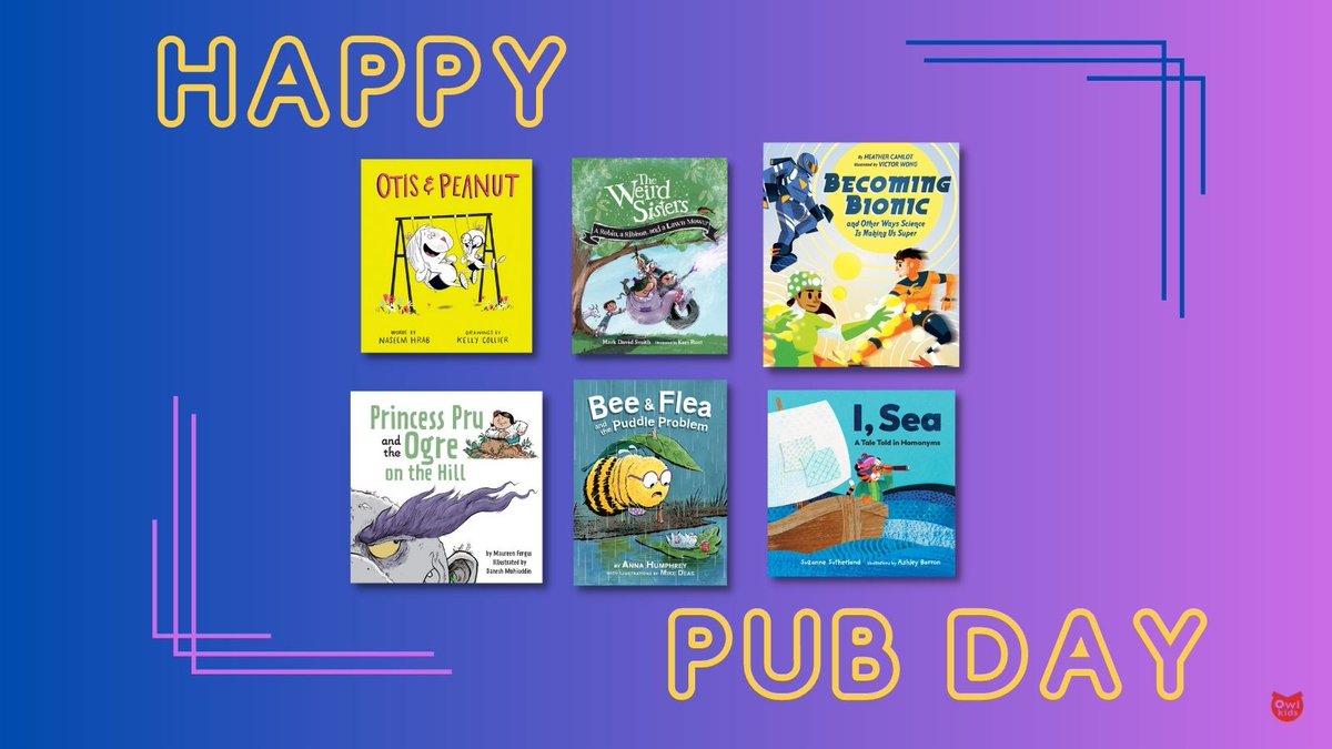 owlkids's tweet photo. It's another #bookbirthday! Our six remaining spring #kidlit titles are out in the world today. We hope you love them as much as we do! 🥳 #picturebook #graphicnovel #bookaday https://t.co/vDuPCLErs6