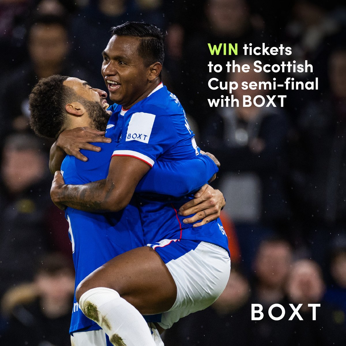 🚨@RangersFC FANS!🚨 We’re giving you the chance to WIN 2 x tickets to the Old Firm Scottish Cup semi-final at Hampden Park 🎟🏟 To enter: ✅ Follow @weareboxt ✅ Tag 3 friends ✅ Like & retweet this post Competition ends 26/04/23. T&Cs apply. #RangersFC