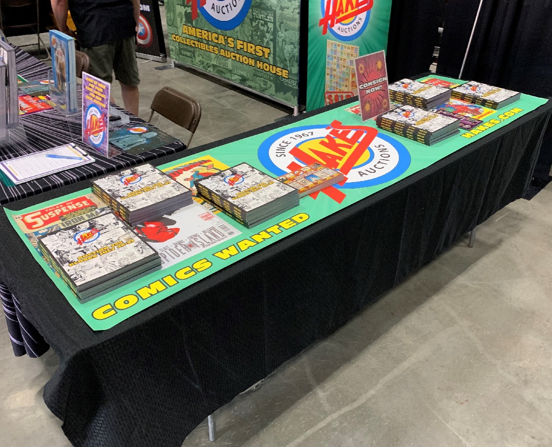 ❤️ #comicbooks? So do we! That's why @HakesAuctions is at #LittleGiantComics Old School Comic Show today at #EverettArena in #Concord #NewHampshire! Stop by the booth & see how Hake's can sell your #comics!
#Superman #Batman #WonderWoman #CaptainAmerica #SpiderMan #Avengers #XMen