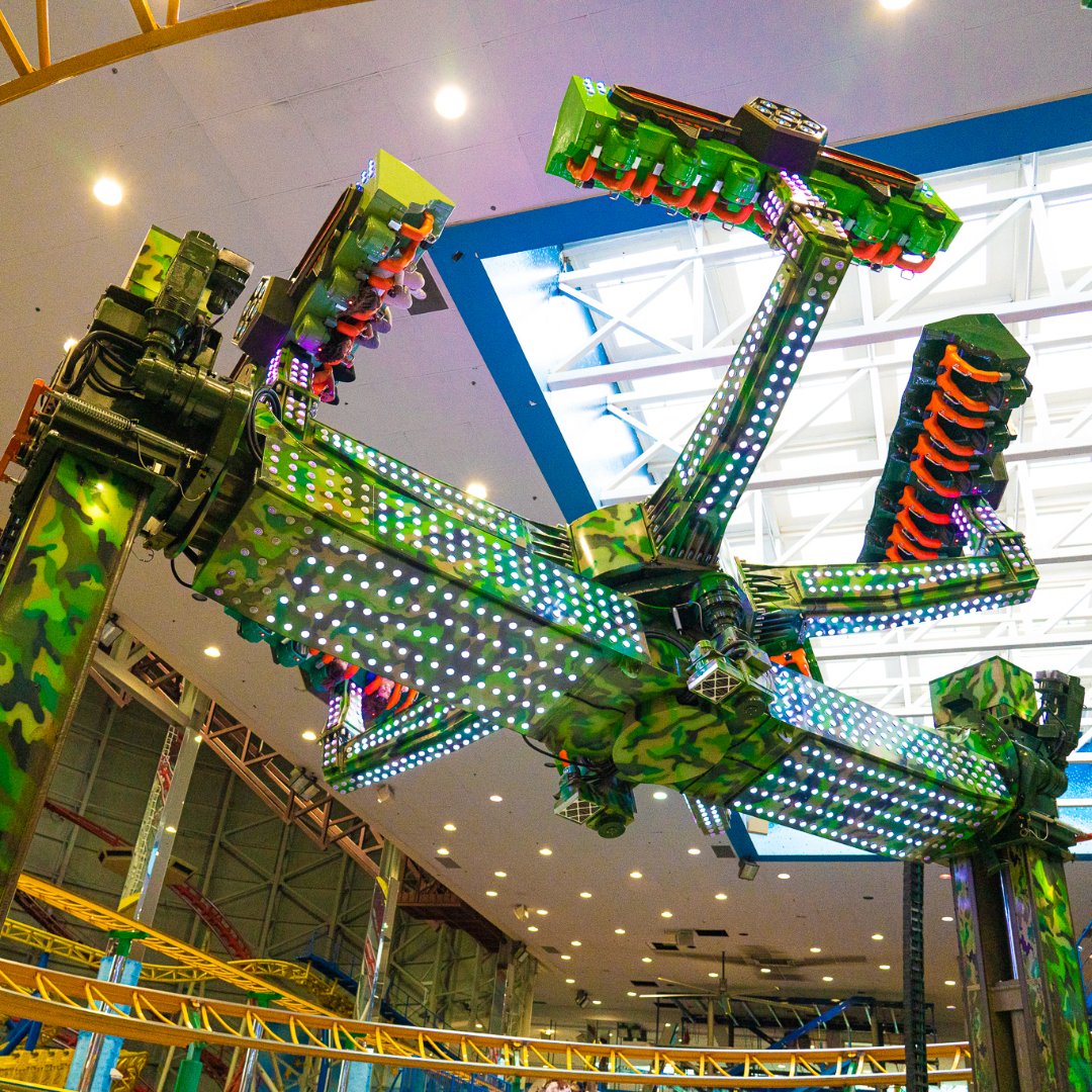 Official_WEM's tweet photo. Calling all thrill seekers!📣 Are you ready for an intense and unique rush? Hop on to HAVOC!
#ExploreWEM #wested #westedmontonmall #yeg #edmonton #yegattractions #yegfun #exploreedmonton #YEGLife #EdmontonAdventures #Galaxyland #Hasbro https://t.co/bddHnSAY0Y