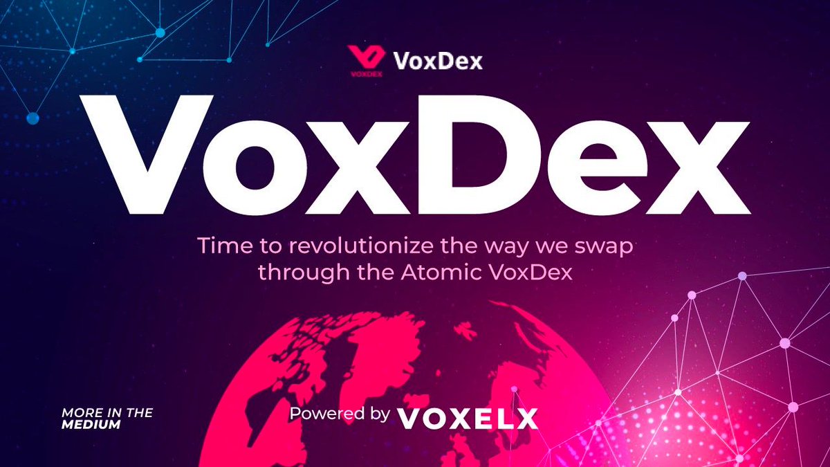 Get ready! <a href="/VoxelXnetwork/">Voxel X Network</a> will release VoxDex Medium on Monday, April 17th. #VoxelX #VoxDex