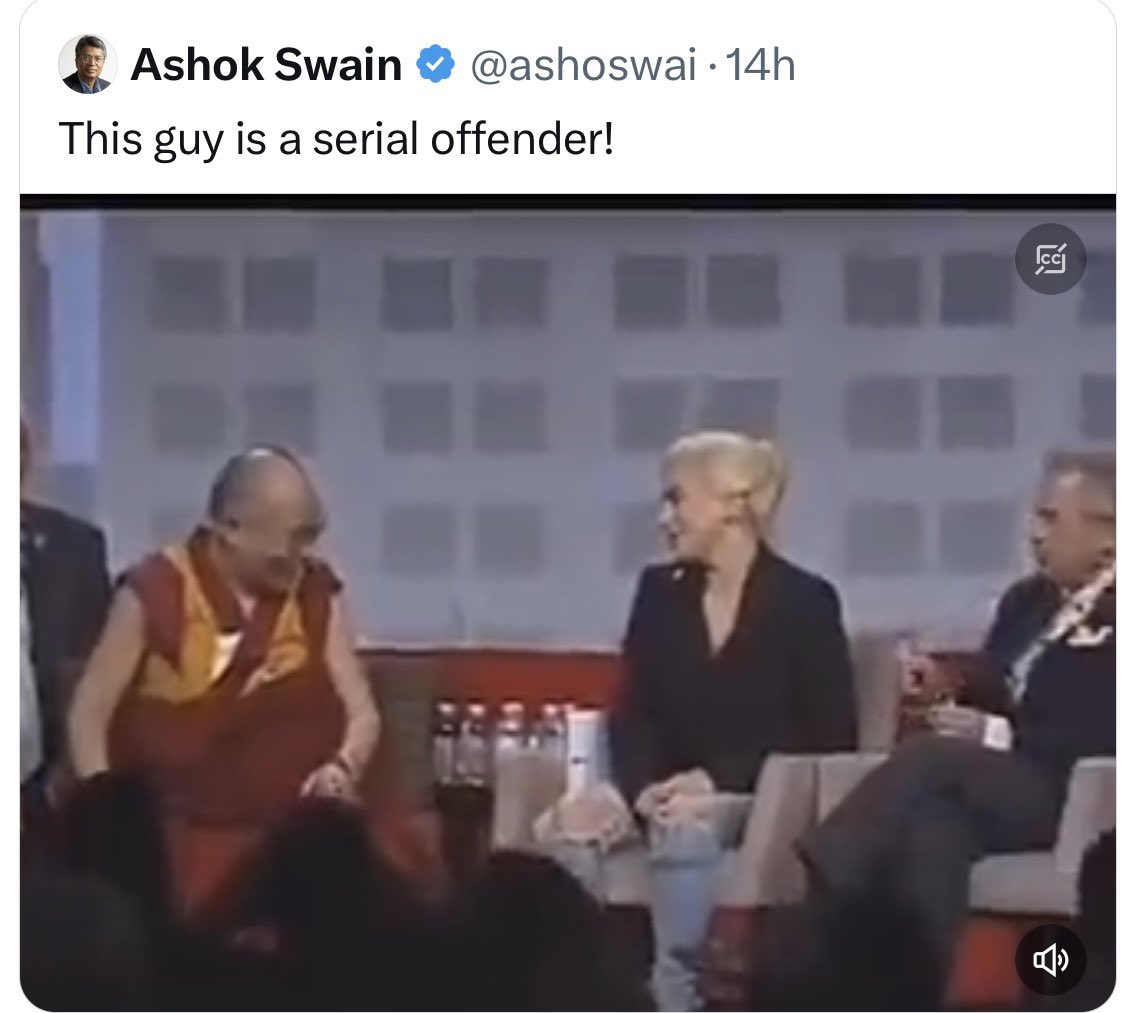 A professor from @UU_University named Ashok Swain ( <a href="/ashoswai/">Ashok Swain</a> ) who happens to be chair of <a href="/UU_Peace/">UppsalaPeaceConflict</a> has demonstrated highest Standard of ignorance &amp; has violated the ethic of research &amp; reason.
