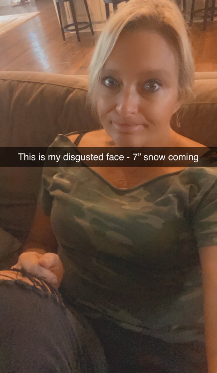 thefarmerette's tweet photo. 39 degrees-Sitting here watching @OfficialRFDTV 💚💛 #farmnerd. Then some @HISTORY @Barrett_Jackson and just checked the weather to see 7” snow coming. So this is my disgusted face #plant23 #MNcorn #FARMacist https://t.co/HUHkhjvs51