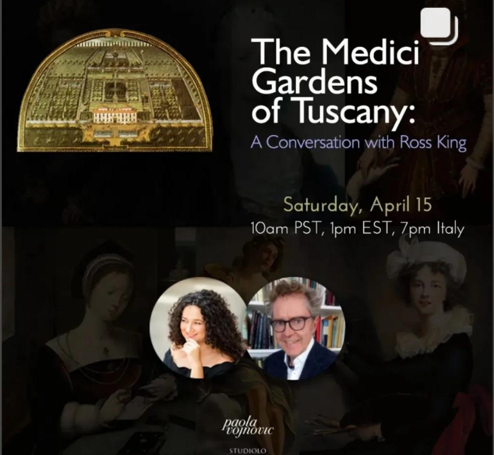 Do you know:
How and why did the Florentines reinvent the pleasure garden? Or, Which distinguished Florentine architect should be known as the inventor of the Italian garden?
This in more coming up in #PaolasStudiolo with the bestselling author #RossKing.
paolavojnovic.com/post/conversat…