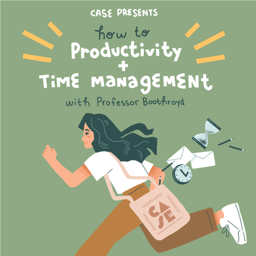 uwspcase's tweet photo. The latest and greatest development of our how-to series: Productivity and Time Management with Professor Boothroyd! You can catch this super-helpful seminar on Wednesday, April19 at 7 p.m. in The Encore, DUC! FREE admission with a UWSP Student ID or $5 without. https://t.co/lyxPZeEvlF
