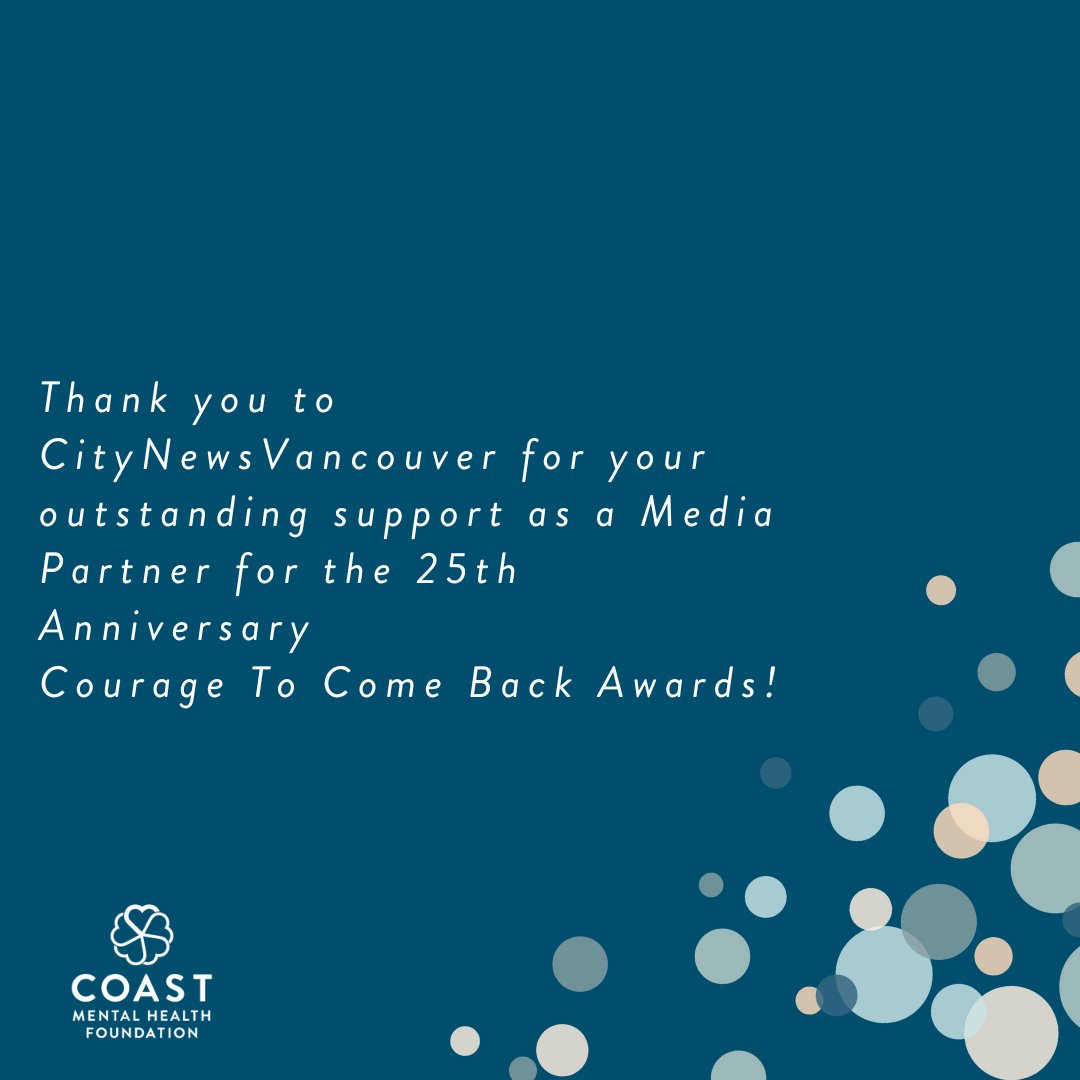 We are grateful to <a href="/CityNewsVAN/">CityNews Vancouver</a>  for their continued support of Coast's Courage To Come Back Awards. Thank you for being a part of this inspiring event and for helping to spread awareness of the incredible accomplishments of these courageous individuals.

#CourageToComeBack