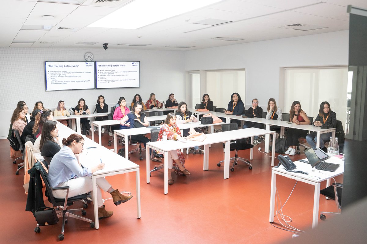 GeekGirlsPT's tweet photo. 💥 Boom! And just like that, we finished all of our workshops of the day.  It was fantastic to have so many diverse approaches and insights into different topics in the tech field.   

#g2pt #g2ptconference #geekgirlsconference23 

[📸 by https://t.co/0thklX3y5L] https://t.co/YtCMJkYfMJ
