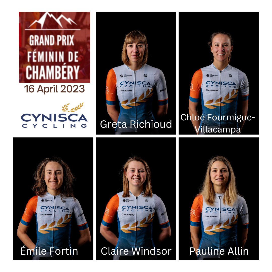 CyniscaC's tweet photo. This weekend the Cyniscas are on two continents at the Redlands Classic &amp; at the Grand Prix Féminin de  Chambéry. Here's the Chambéry start list  ... https://t.co/Bkl4KtLuxG