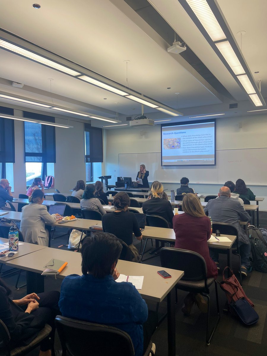 CEC2023_LUC's tweet photo. listening to a great talk on friendship in the block play area of an early childhood classroom by @missi_jacobson ! https://t.co/X1fRLZ7obJ