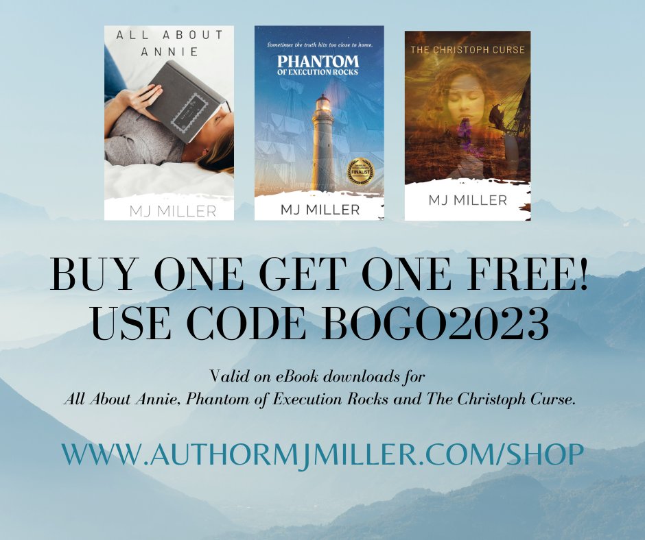 MJMiller_author's tweet image. Double your reading pleasure!
authormjmiller.com/shop
USE PROMO CODE BOGO2023
#booksonsale #bookdeals #bookbargains #romance #mystery #books2read #amreading
