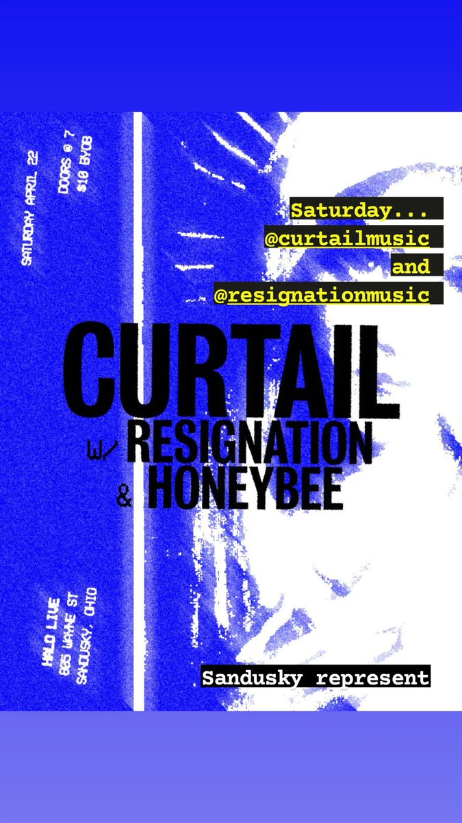 friendclubrecs's tweet photo. Saturday @curtailmusic and @resignationband are doing the thing together. A double dip of Friend Club goodness... How could you not Sandusky? https://t.co/gjhIDvtXN5