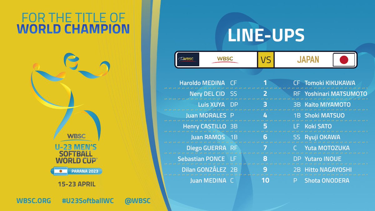 WBSC On Twitter Game 3 Lineups Team WBSC LIVE wbsc-on-twitter-game-3-lineups-team-wbsc-live