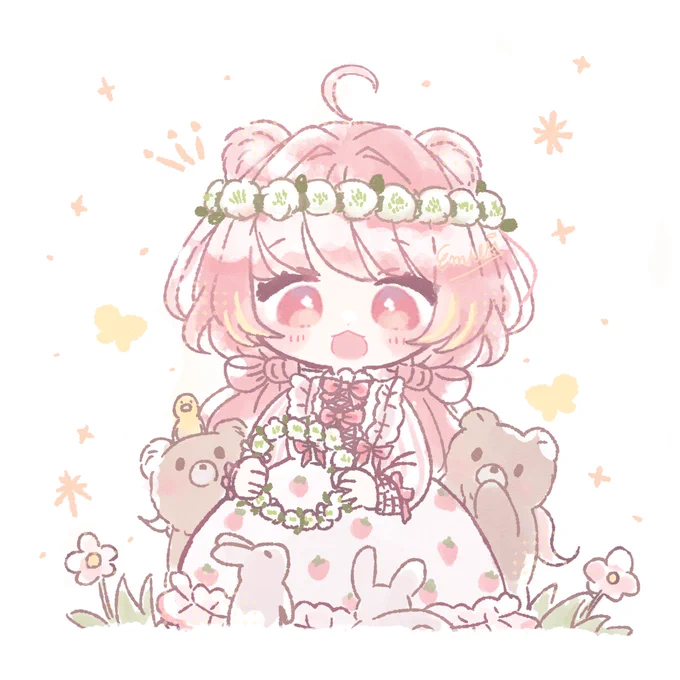 #絵るたむ森の衆とたむちゃんと𓂃 ✿𓈒𓏸 