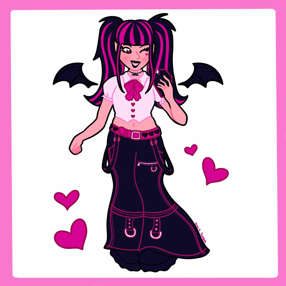 toongoth's tweet photo. It's always hard to choose favorites but heres lagoona and draculaura in epic outfits 👀 https://t.co/2NyLh5g5A6