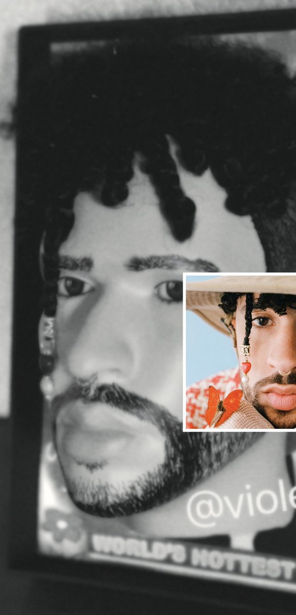 Mi escultura de #benito #BadBunny #Coachella #COACHELLA2023 en este #DiaMundialDaArte