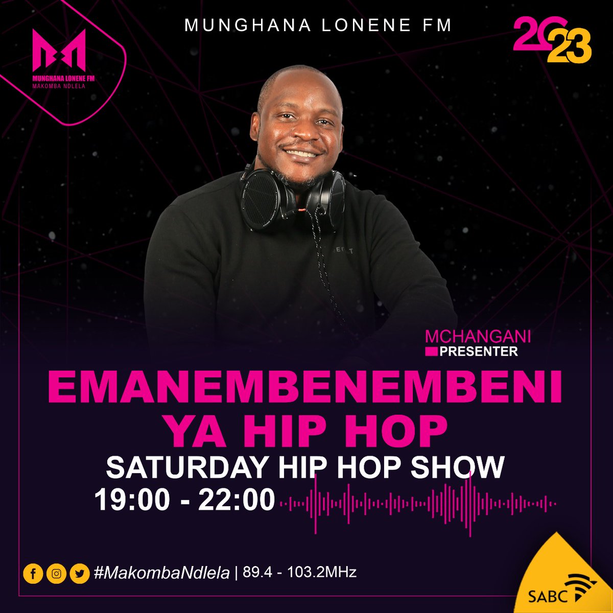 MashKnight's tweet photo. Hiphop hooooray till you drop with @mchangan on @Munghana  from 19:00 till 22:00
#EmanembanembeniYaHipHop 
Dstv 810
@MashKnight om the decks🔥🔥 https://t.co/MO1ZCNqrhH