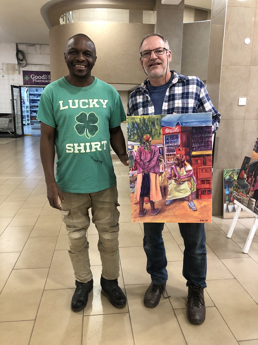 A year ago today I made my first art sale as a professional.
Thank you again <a href="/paulmsly/">Paul Moseley</a>.

#art #artist #painting  #acrylicpaint #canvas #brush #reality #dalilylife #painter #artistry #artistic #talent #passion #selfthaught #artistsplatform #selfpromotion #people #nature #follow