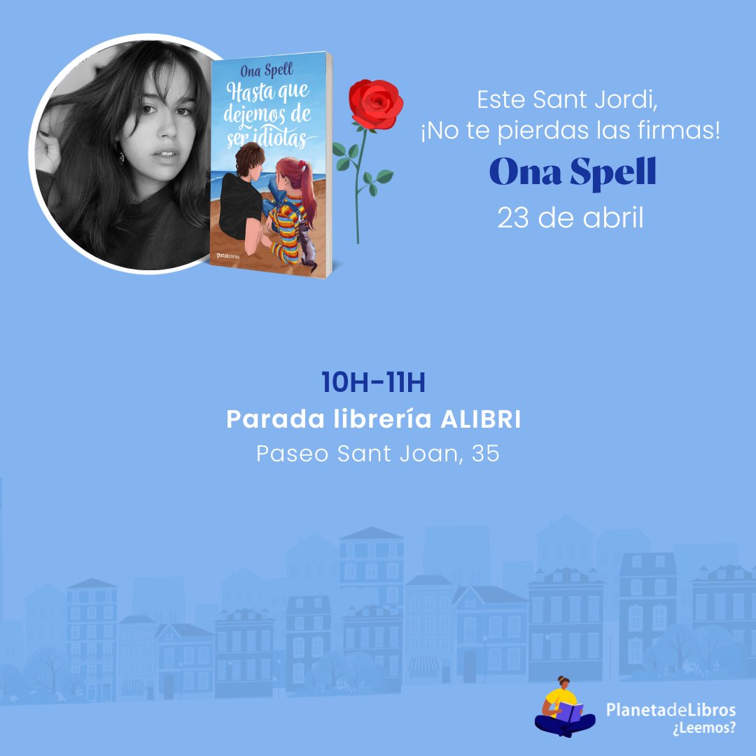 OnaSpell's tweet photo. GENTE QUE HE CUMPLIDO MI SUEÑO: firmar en Barcelona por Sant Jordi 📖🌹❤️‍🩹✨ https://t.co/cvkCHDZvDT