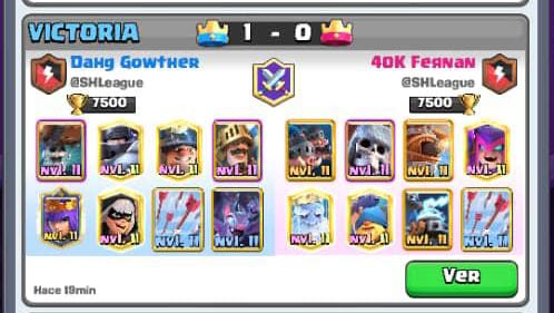 Ganarles en ladder y también en competitivo es mi pasión 🫠

#ClashRoyale