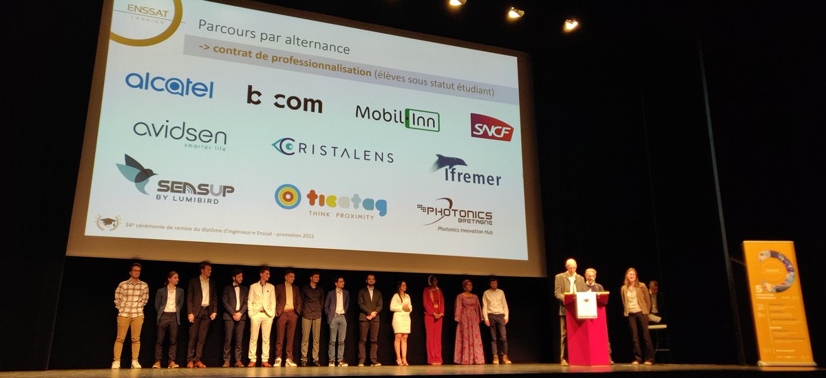 Association des Anciens Élèves de l'Enssat (@anciensenssat) on Twitter photo Emmanuel Casseau commence la remise des diplômes pour les étudiant•e•s en contrat de professionnalisation Emmanuel Casseau commence la remise des diplômes pour les étudiant•e•s en contrat de professionnalisation