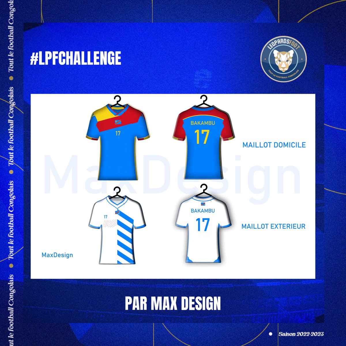 leopardsfoot's tweet photo. 🐆 #LPFCHALLENGE 👕
Les Congolais ont du talent 🔥, voici les premières propositions faites par nos abonnés 😊
🎤 Lesquelles préférez-vous ?
Continuez d’envoyer vos créations via le formulaire suivant ou en nous écrivant !
📩 https://t.co/WperKF1Xjy
#congo #rdcongo https://t.co/al3Ei7cDzQ