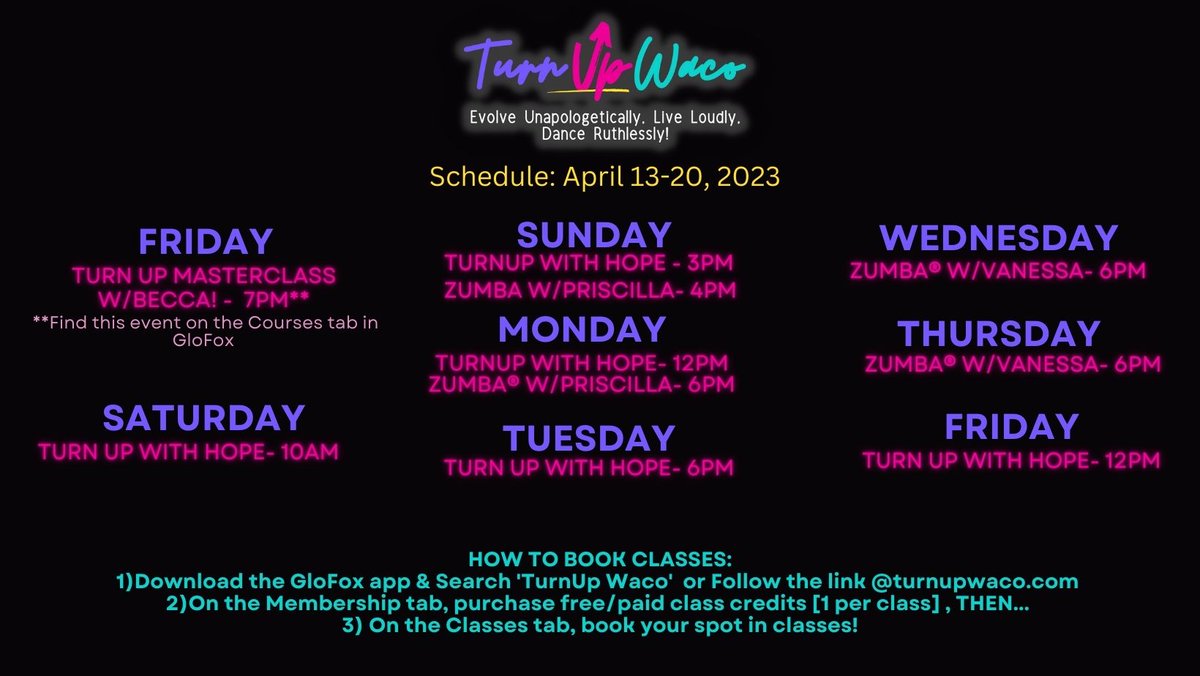 TurnUpWaco's tweet photo. IMPT: Pricing Updates You Don't Want To Miss 🫶🏽 - https://t.co/8EIKavP5U2 https://t.co/fttciK2qlF