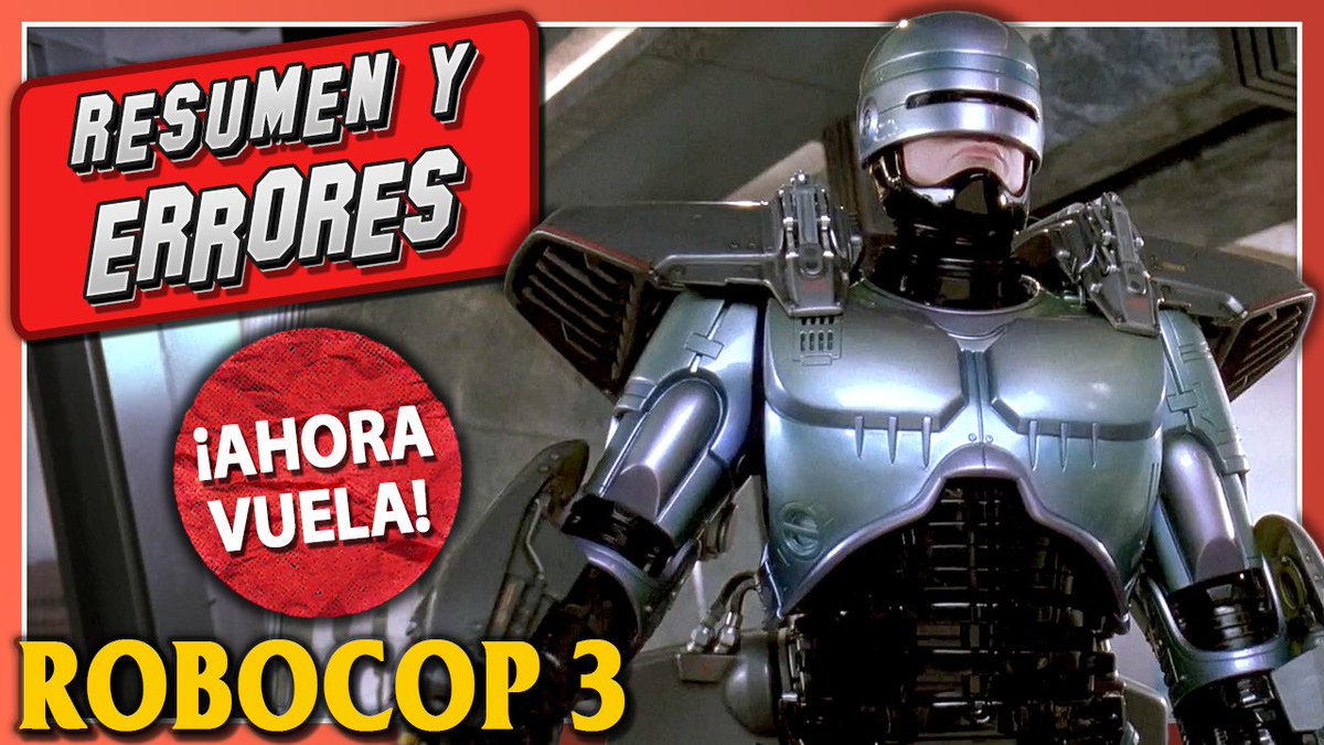 elcanalrandom's tweet photo. Hoy terminamos con la trilogía de ROBOCOP, además, en esta ocasión ROBOCOP VUEEEELAAAA!!!
https://t.co/AYf69FBw0T
#Robocop #CanalRandom #Elcanalrandom #ErroresDePeliculas #Resumen https://t.co/3XKcQFEXt0