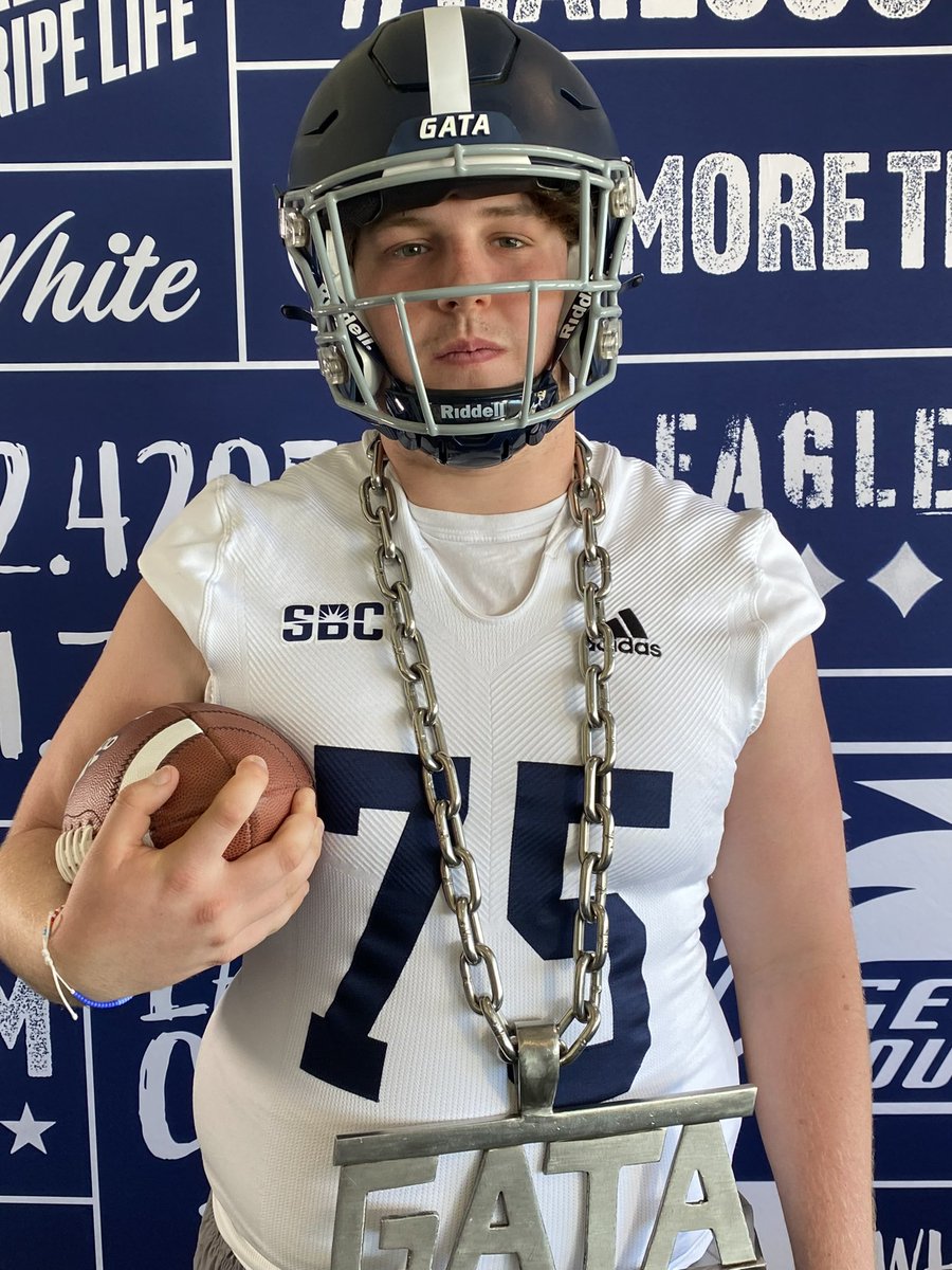TDNelms's tweet photo. Had a great time this morning at Georgia Southern! Thank you for the invite @recruitNE_GA @CoachThurmond87 @Coach_MKemper @Etowah_Recruits @etowahfootball @Velocity_FB @Velocity_LS @NEGARecruits @NwGaFootball @RecruitGeorgia @TopPreps @PlayBookAthlete https://t.co/HLfxyR9EKd