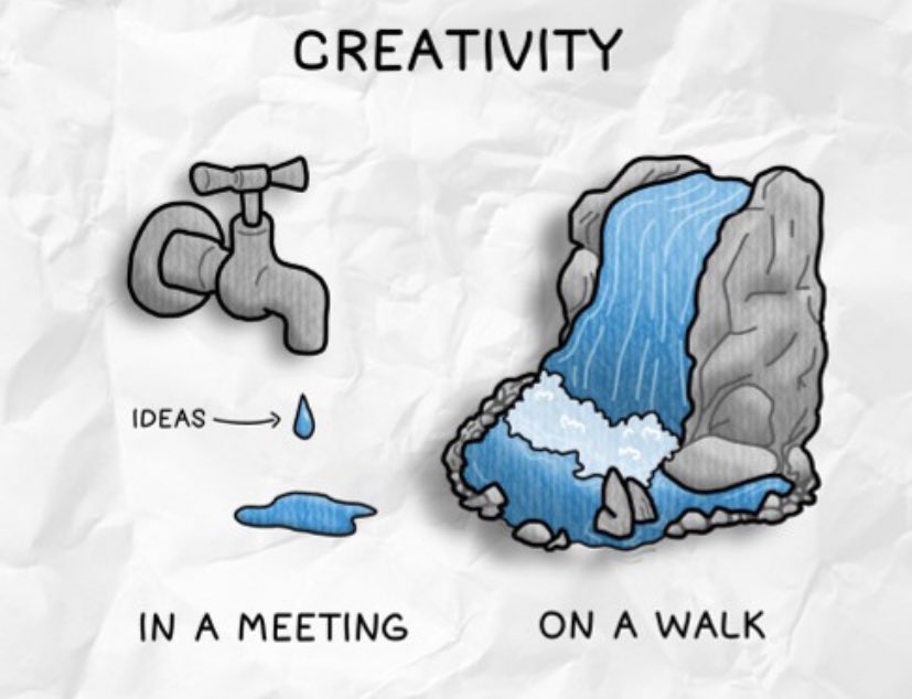 PunkitMori's tweet photo. Who else gets the best ideas when they are on a walk? https://t.co/o6tVTBJ4E4
