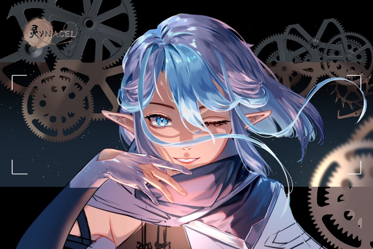 New banner art!! I'm so happy with how it looks with a narrow aspect ratio in my banners😌

#ryncraft #drawryn