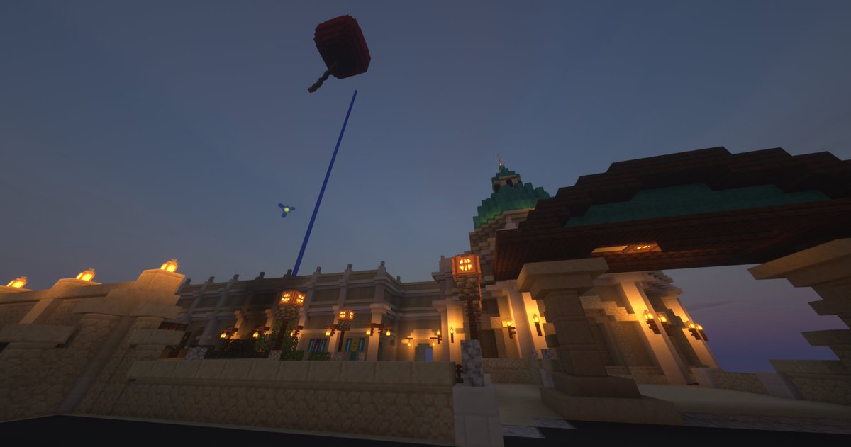 Ryokucha_83's tweet photo. 外装だけ

#Minecraft
#minecraft建築コミュ
#東京ディズニーリゾート40周年 
#東京ディズニーシー https://t.co/SkBEHmnA5y